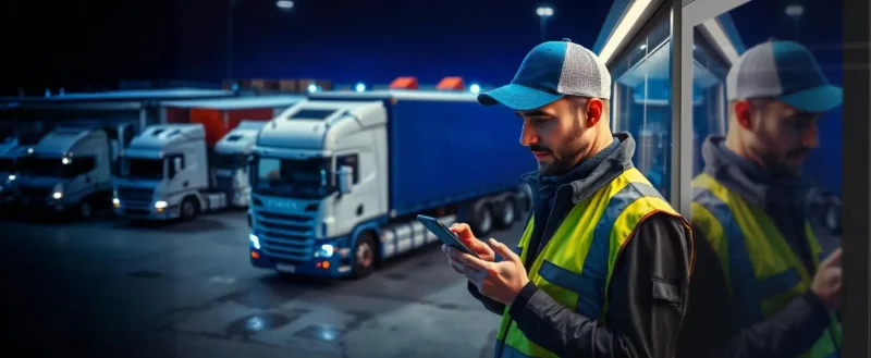 Manažment nákladných vozidiel v logistickom areáli